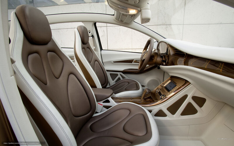 Car Interior — Brown, Modern, Photograph