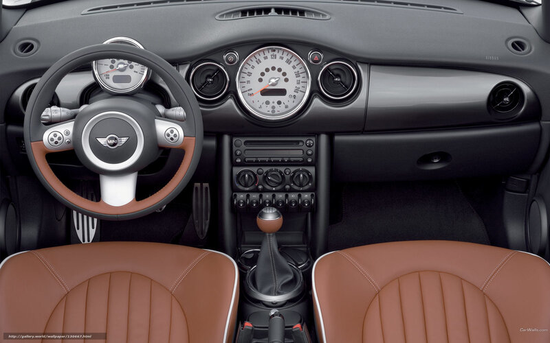 Car Interior — Brown, Neutral, Photograph, Steering Wheel, Dashboard