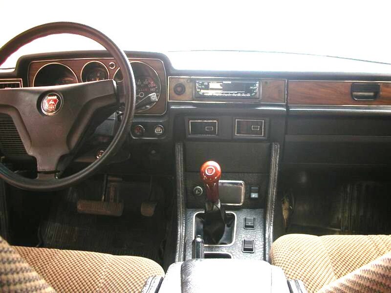 Car Interior — Brown, Neutral, Photograph, Steering Wheel, Gear Shift
