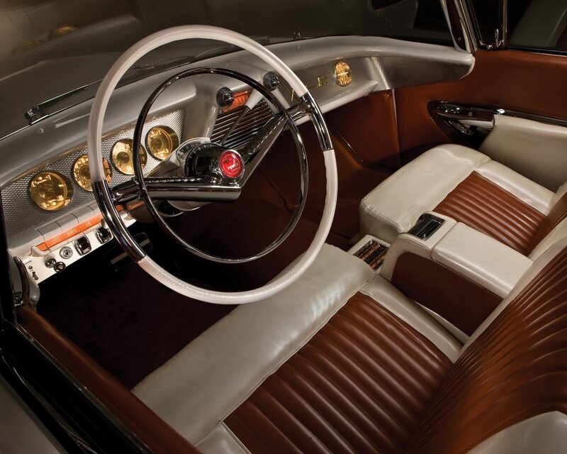 Car Interior — Brown, Retro
