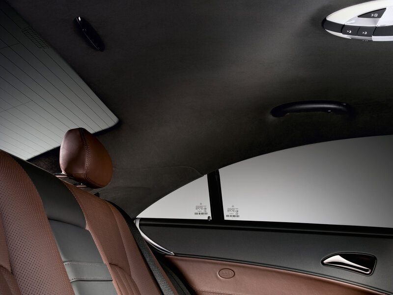 car interior ceiling view