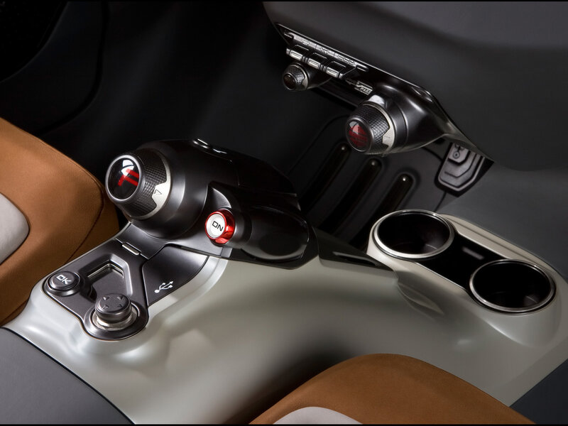 car interior center console
