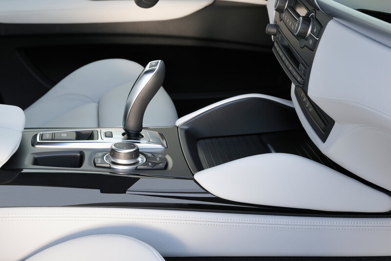 car interior center console