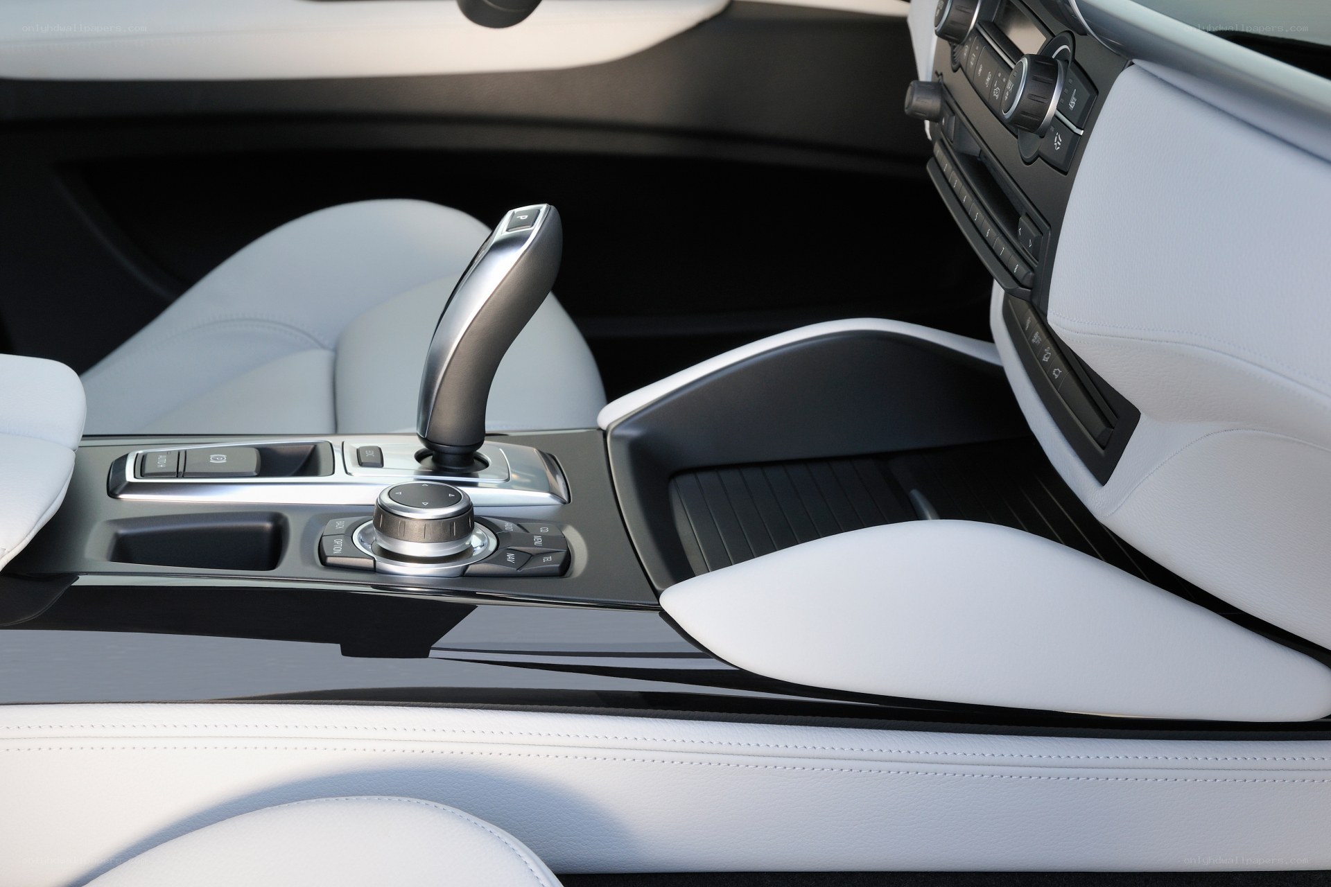 car interior center console