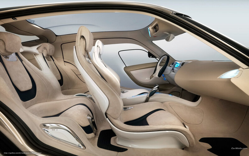 Car Interior Concept — Beige, Modern