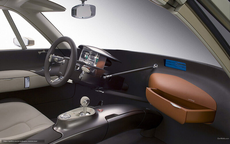 Car Interior Concept — Black, Modern