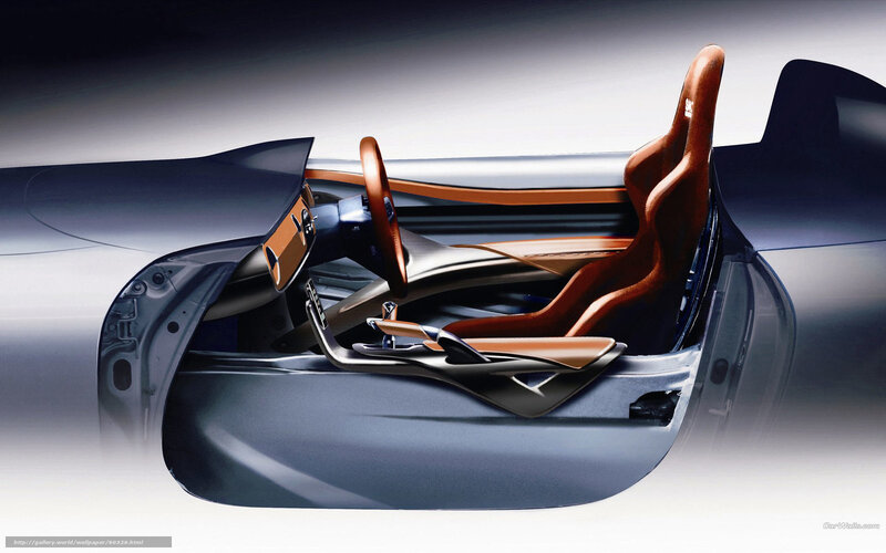 Car Interior Concept — Brown, Modern