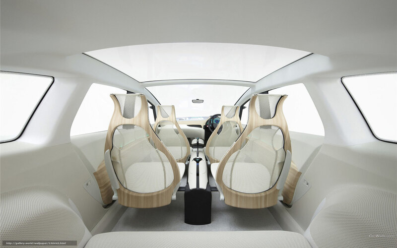 Car Interior Concept — White