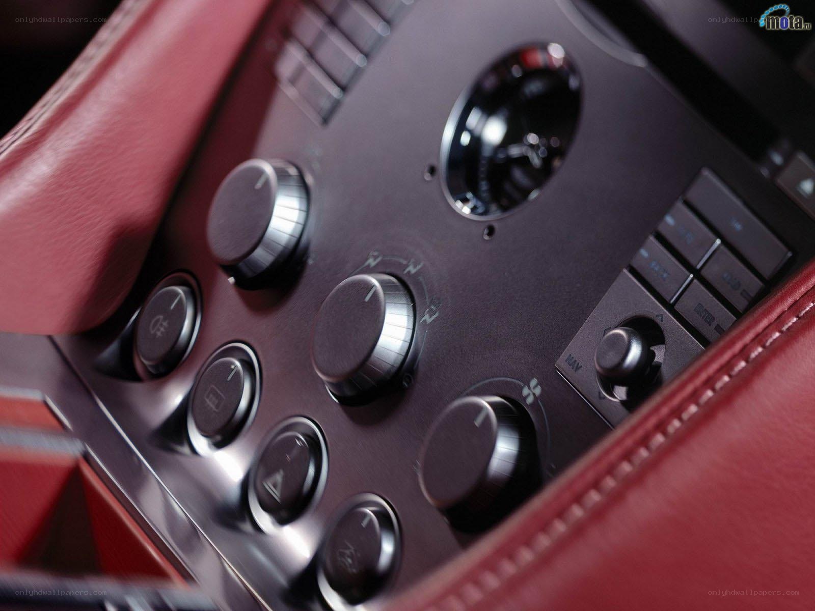 car interior control panel