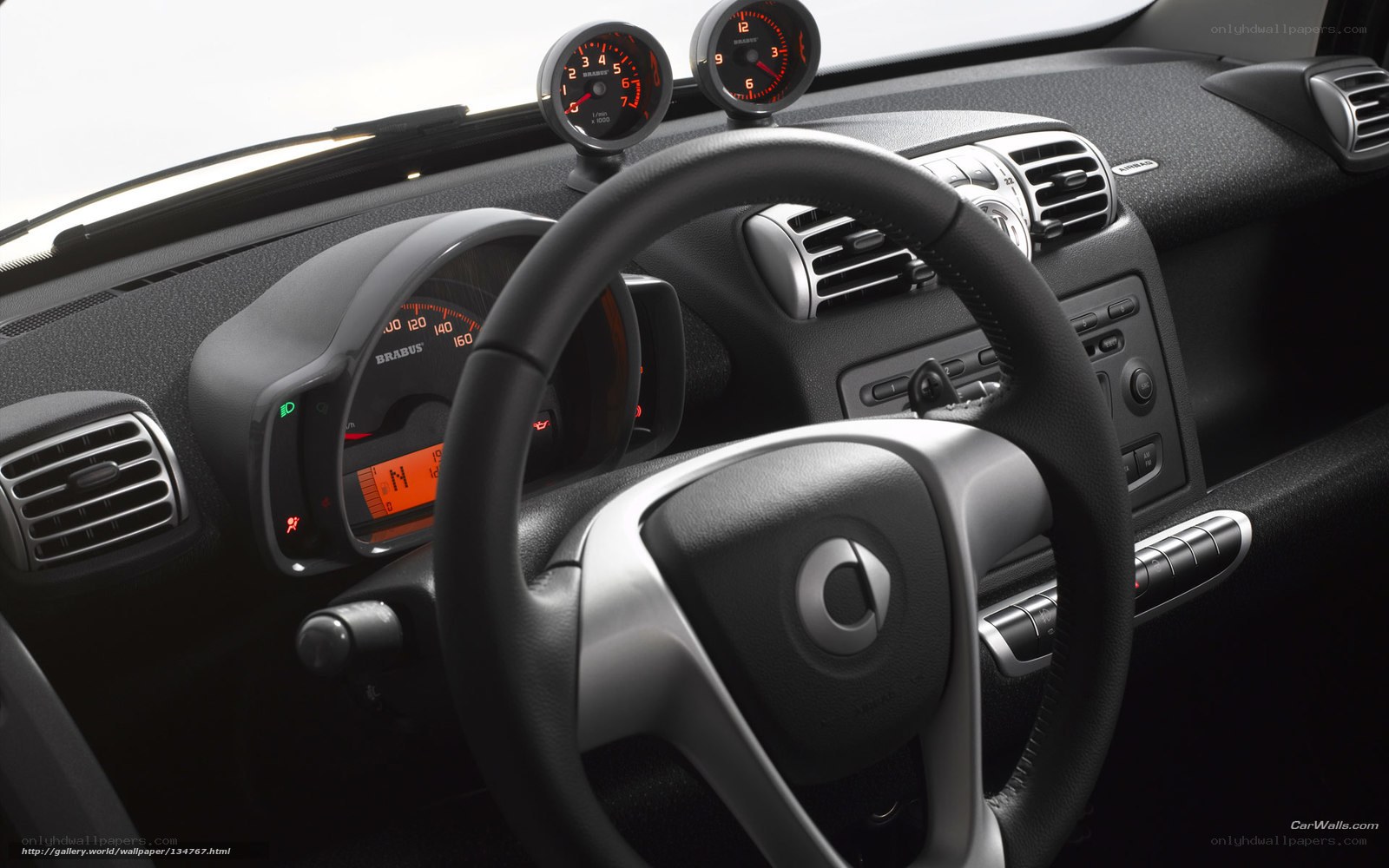 car interior dashboard
