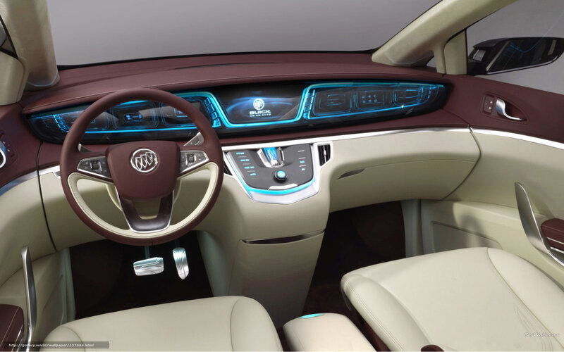 Car Interior Dashboard — Beige, Modern, 3d Render