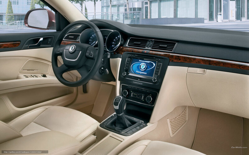 Car Interior Dashboard — Beige, Modern, Afternoon