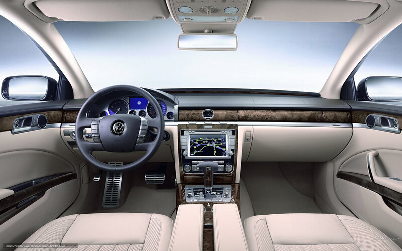 Car Interior Dashboard — Beige, Neutral, Photograph, Steering Wheel, Center Console, Navigation Screen