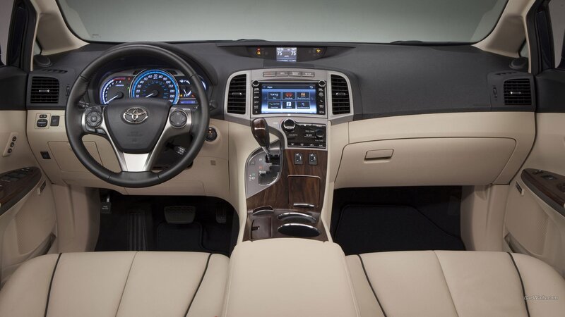 Car Interior Dashboard — Beige, Neutral, Photograph, Steering Wheel, Infotainment Screen
