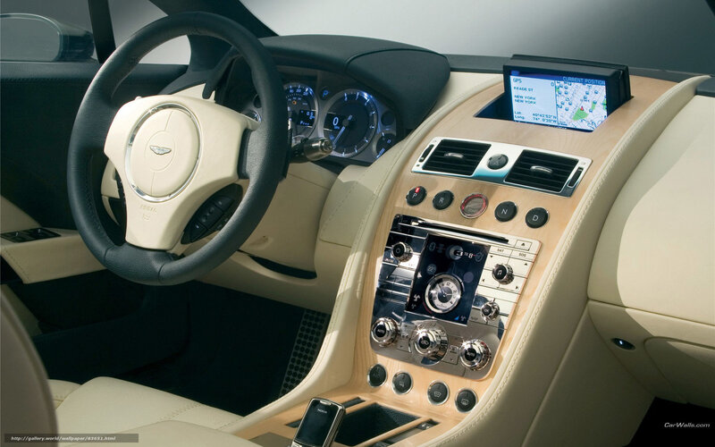 Car Interior Dashboard — Beige