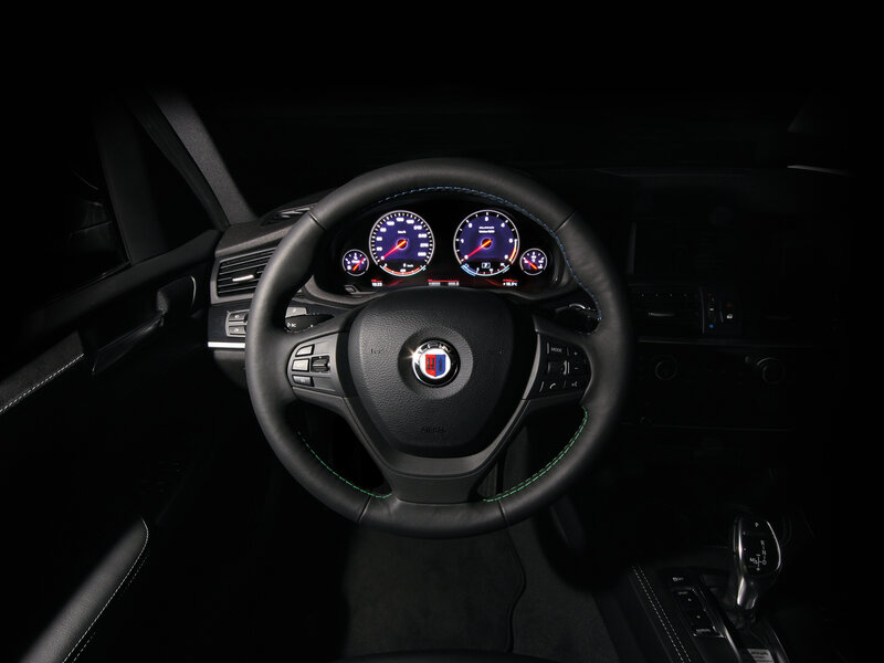 Car Interior Dashboard — Black, Dark