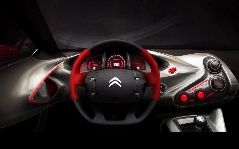 Car Interior Dashboard — Black, Dramatic, 3d Render