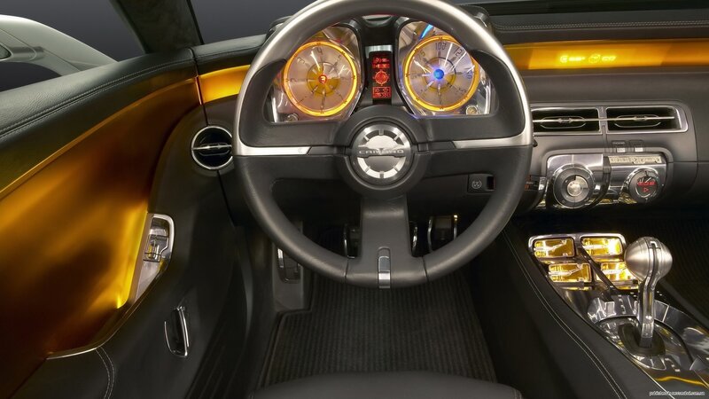 Car Interior Dashboard — Black, Futuristic, 3d Render, Steering Wheel, Gear Shift