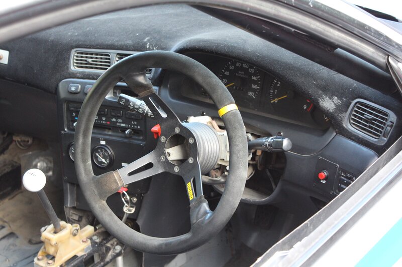 Car Interior Dashboard — Black, Gear Shift