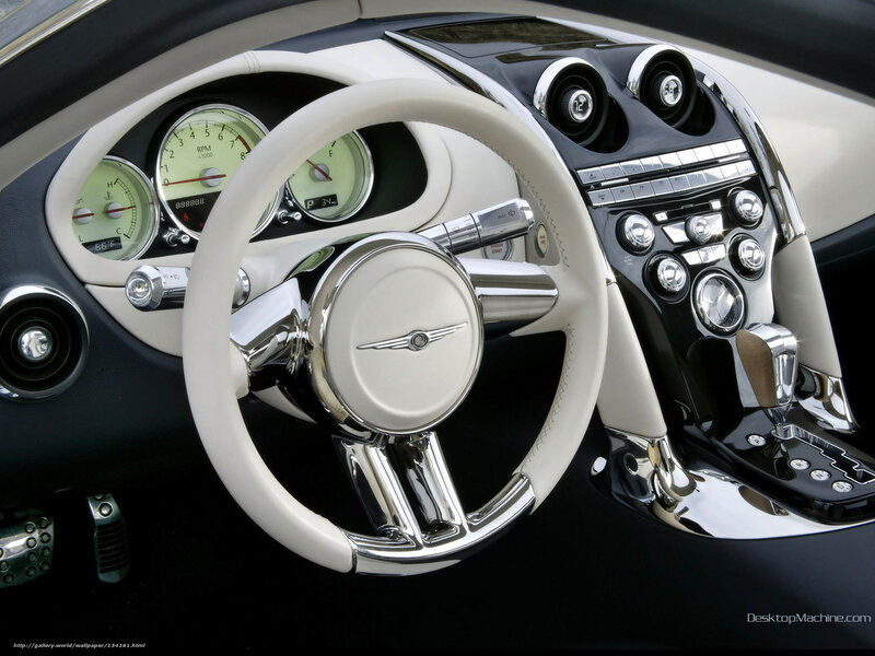 Car Interior Dashboard — Black, Luxurious, Photograph