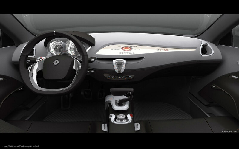 Car Interior Dashboard — Black, Modern, 3d Render