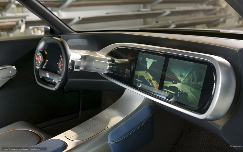 Car Interior Dashboard — Black, Modern, Photograph, Steering Wheel, Digital Display, Center Console