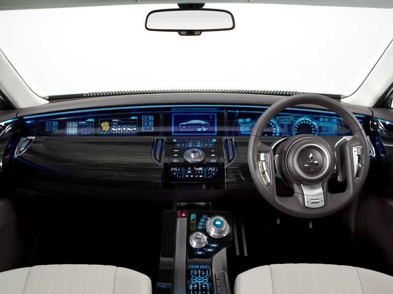 Car Interior Dashboard — Black, Modern, Photograph, Steering Wheel, Digital Display, Center Console, White
