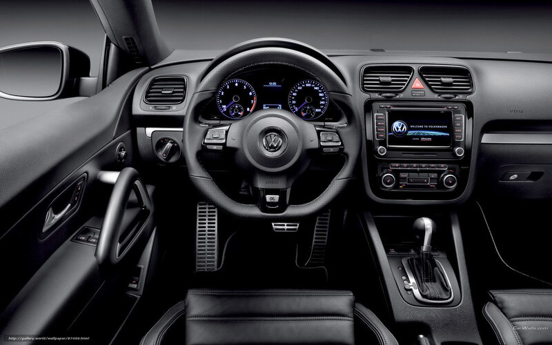 Car Interior Dashboard — Black, Modern