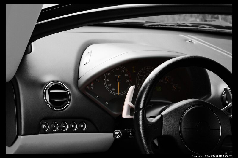 Car Interior Dashboard — Black, Neutral, Photograph, Steering Wheel, Air Vent