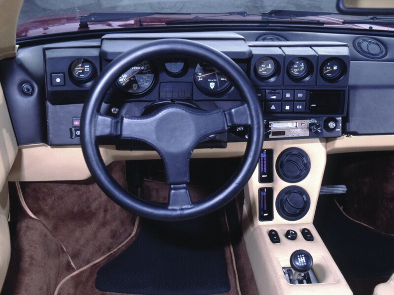Car Interior Dashboard — Black, Neutral, Photograph, Steering Wheel, Gear Shift, Beige, Brown