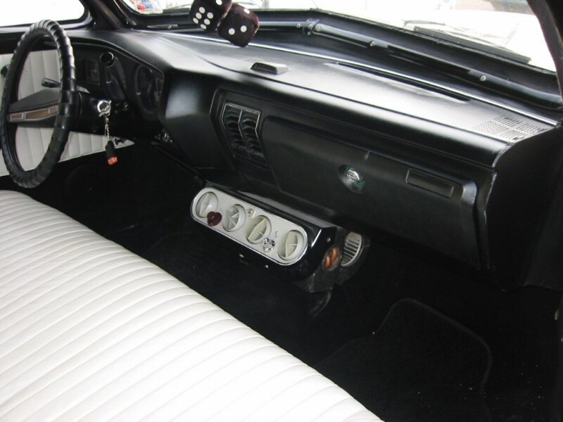 Car Interior Dashboard — Black