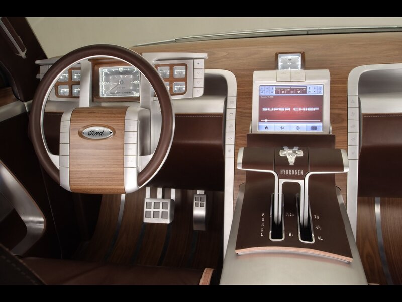 Car Interior Dashboard — Brown, Modern, 3d Render, Steering Wheel, Center Console