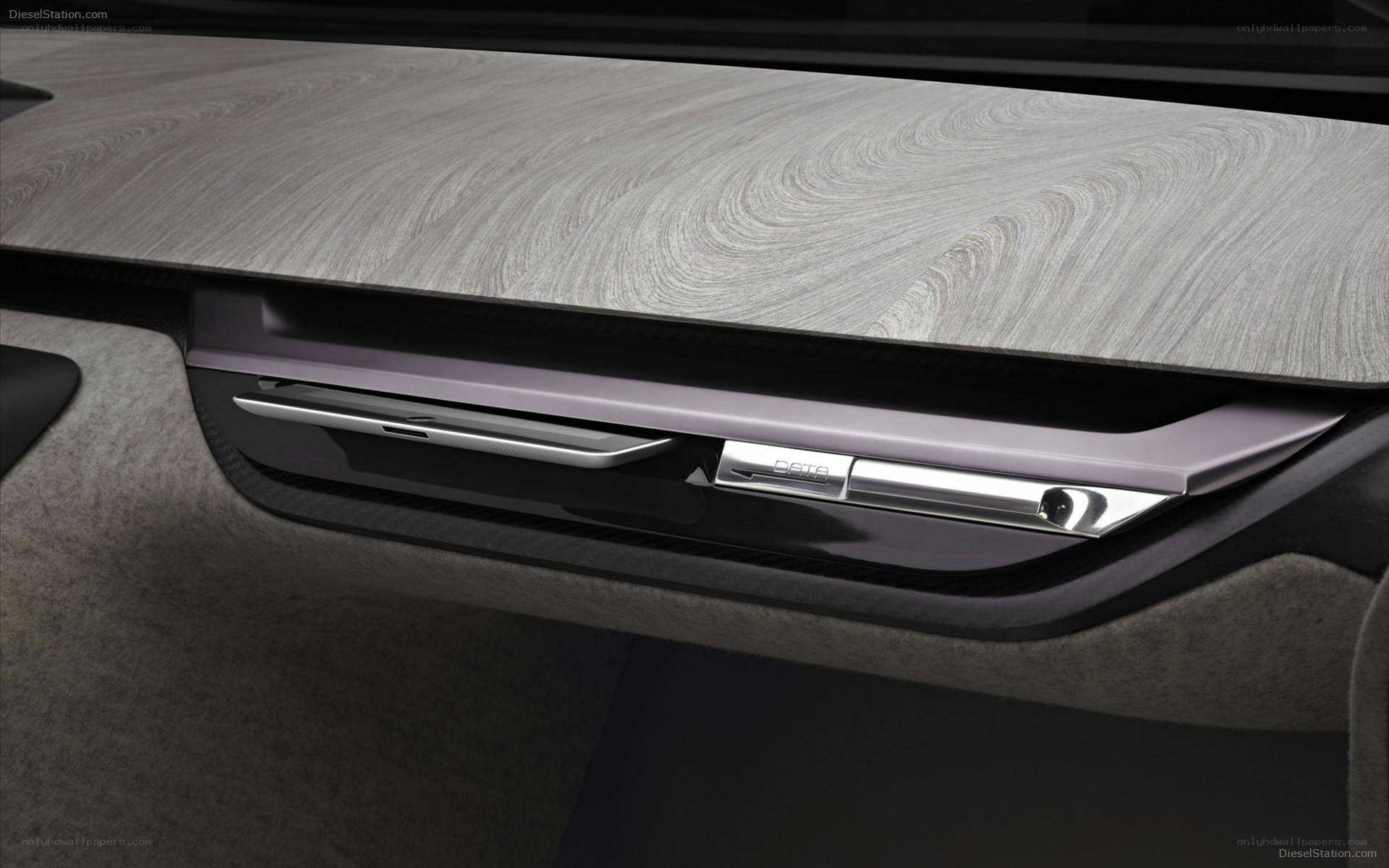 car interior dashboard detail