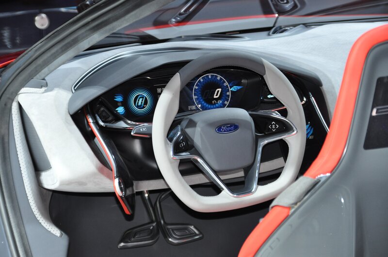 Car Interior Dashboard — Gray, Modern