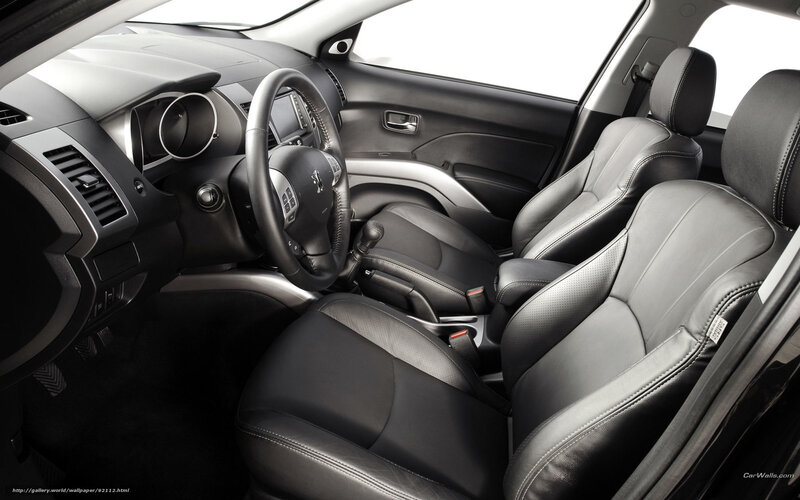 car interior dashboard seats