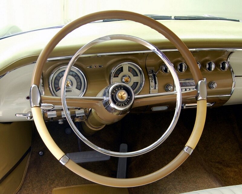 Car Interior Dashboard — Tan
