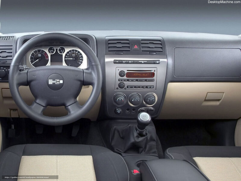 car interior dashboard view