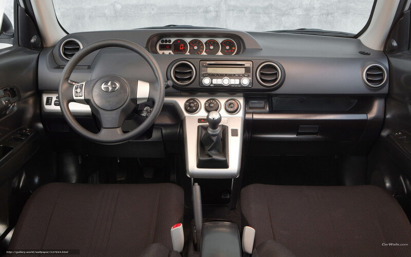 car interior dashboard view