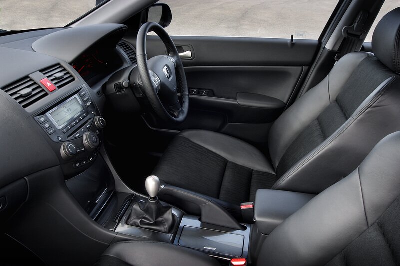 car interior dashboard view