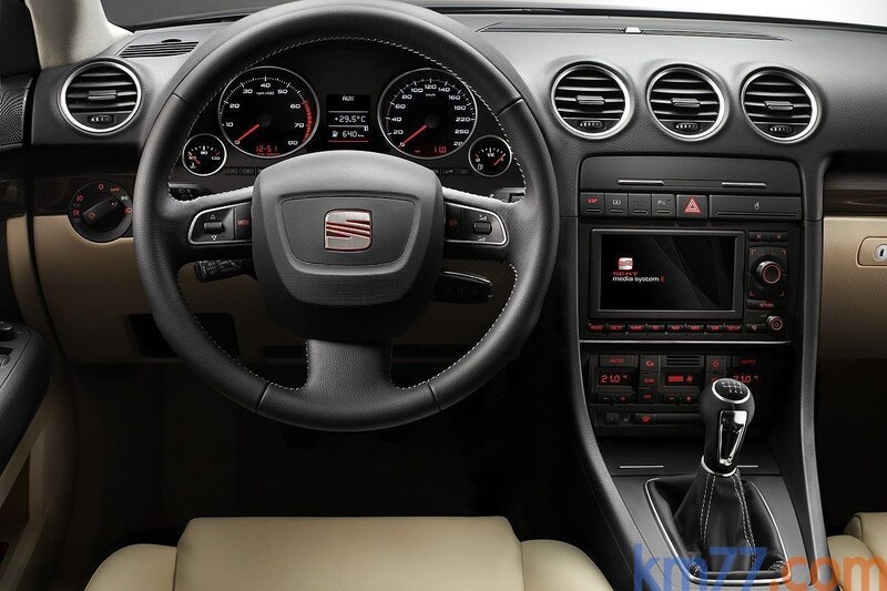 car interior dashboard view