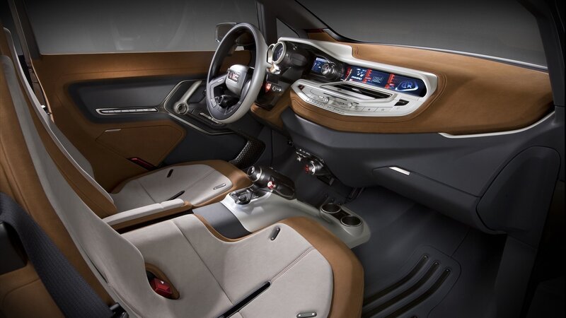 car interior dashboard view