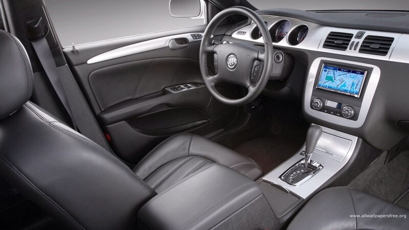 car interior dashboard view