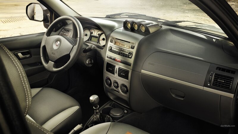 car interior dashboard view