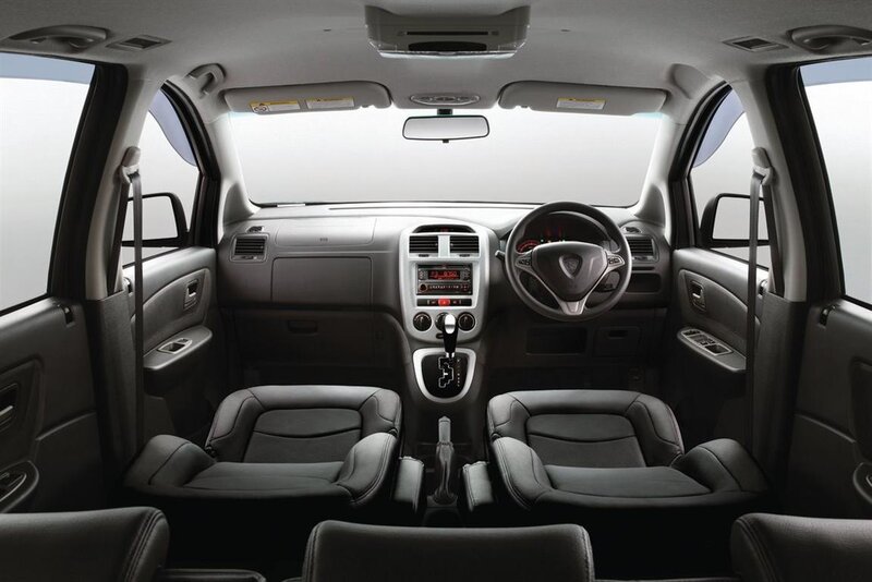 car interior dashboard view