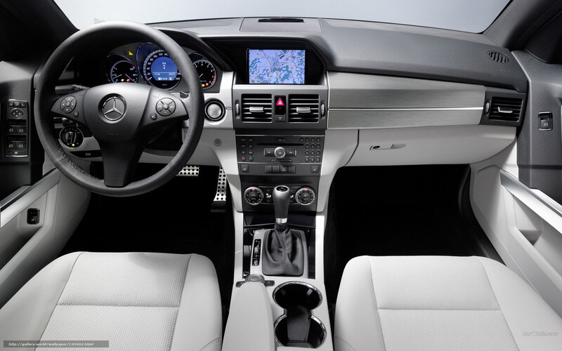 Car Interior Dashboard — White, Neutral
