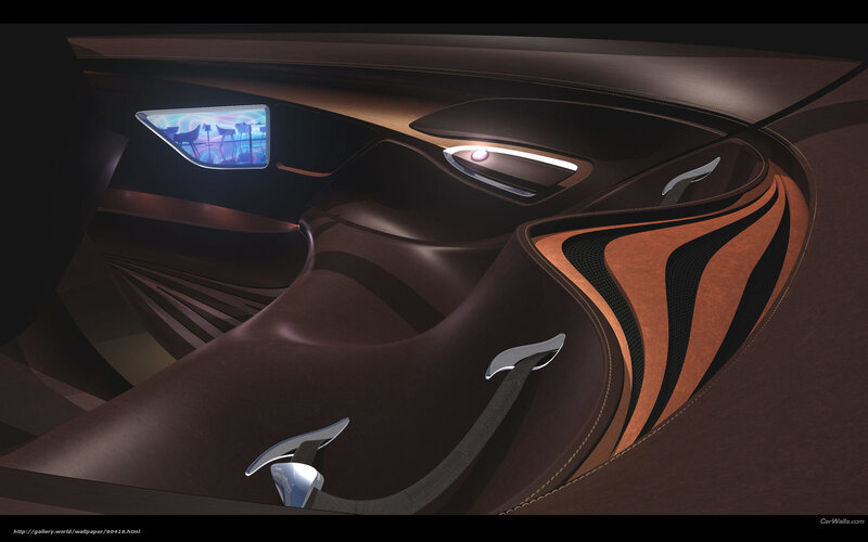 Car Interior Design — Brown