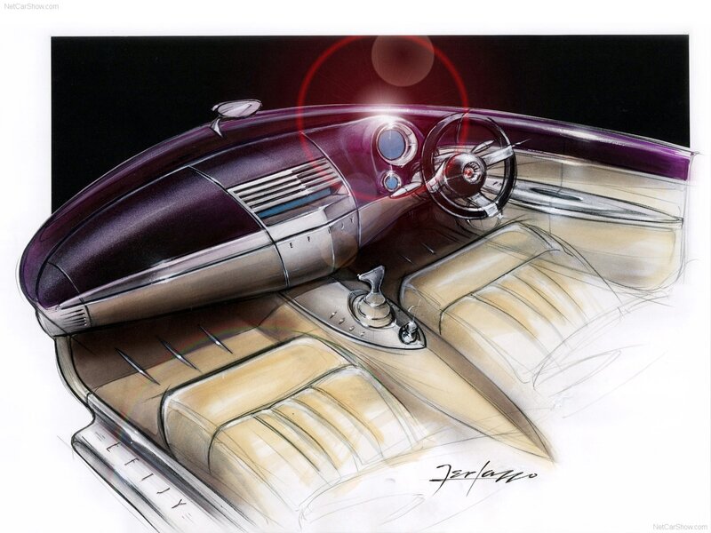 Car Interior Design — Purple, Dramatic