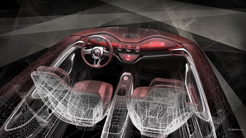 Car Interior Design — Red