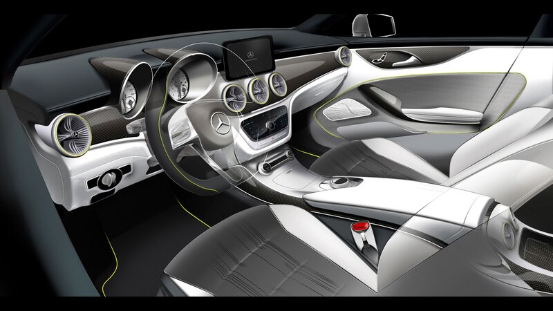 Car Interior Design — White, Modern, Digital Art