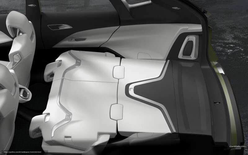 Car Interior Design — White, Modern